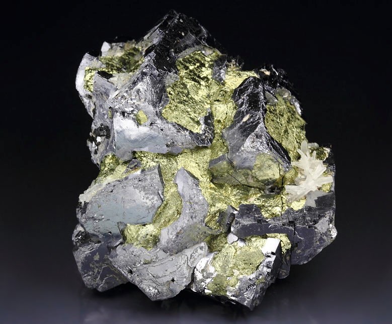 GALENA, CHALCOPYRITE, QUARTZ