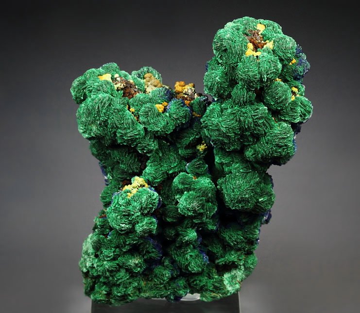 AZURITE, MALACHITE pseudomorph 