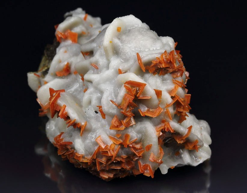 WULFENITE, CERUSSITE