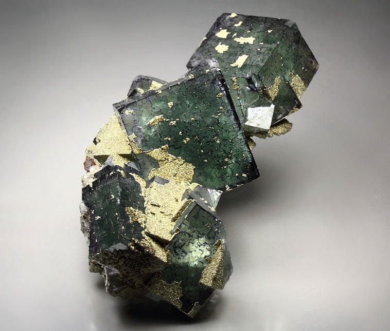 FLUORITE, PYRITE, CALCITE