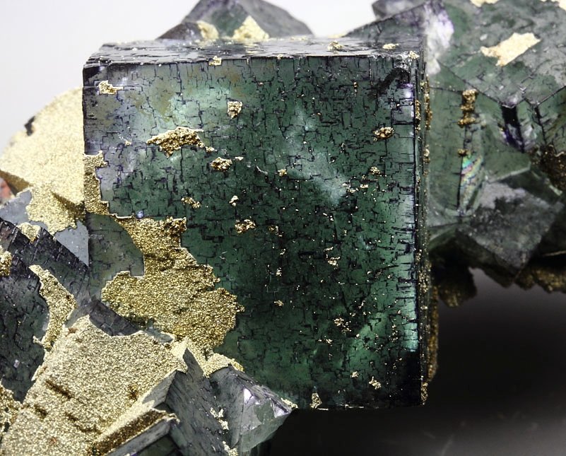 FLUORITE, PYRITE, CALCITE