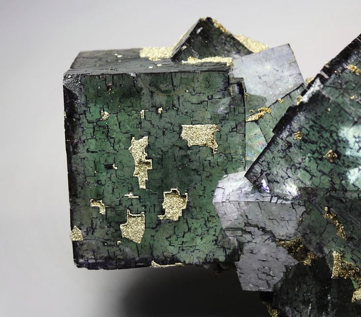 FLUORITE, PYRITE, CALCITE