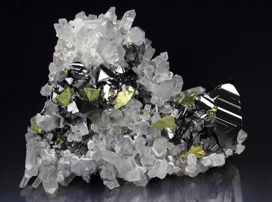 SPHALERITE, CHALCOPYRITE, QUARTZ