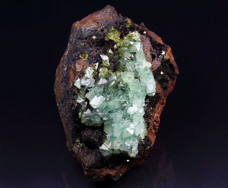 gem ADAMITE var. CUPRIAN ADAMITE