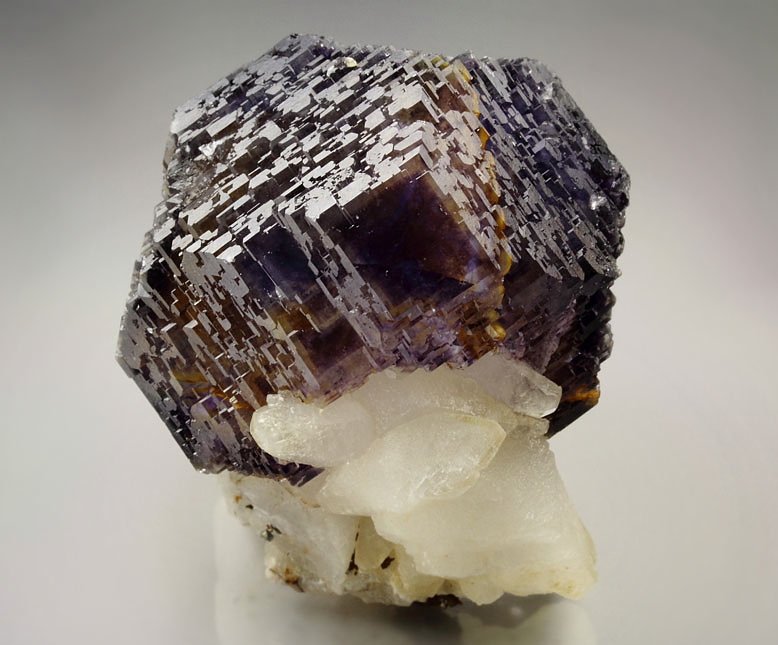 FLUORITE with PHANTOMS, CALCITE