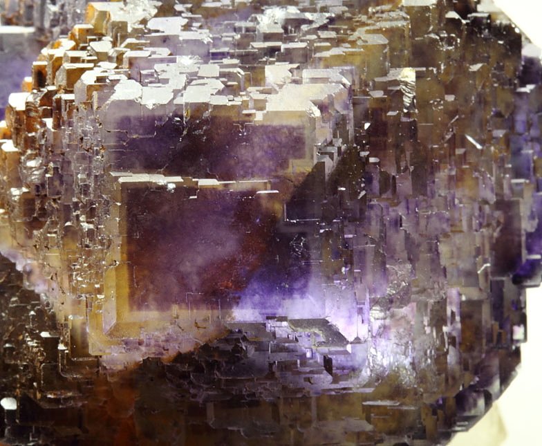 FLUORITE with PHANTOMS, CALCITE