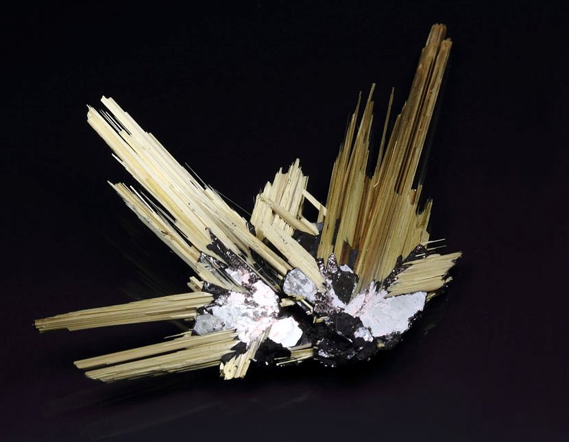 RUTILE, HEMATITE