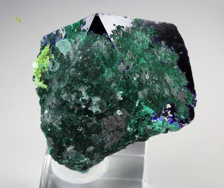 AZURITE, MALACHITE pseudomorph 