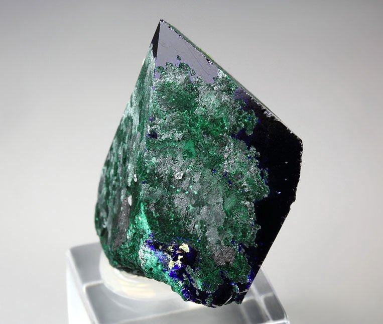 AZURITE, MALACHITE pseudomorph 