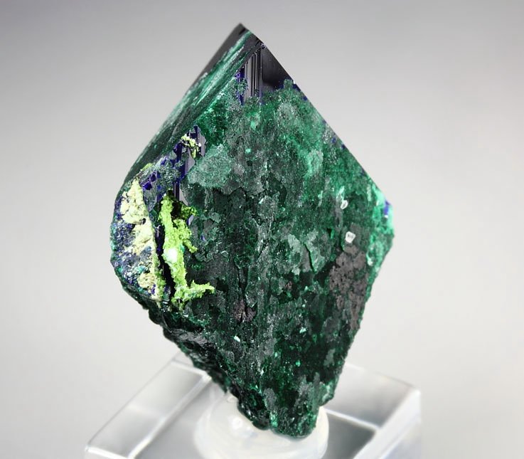 AZURITE, MALACHITE pseudomorph 