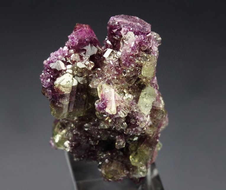 VESUVIANITE bi-color, DIOPSIDE