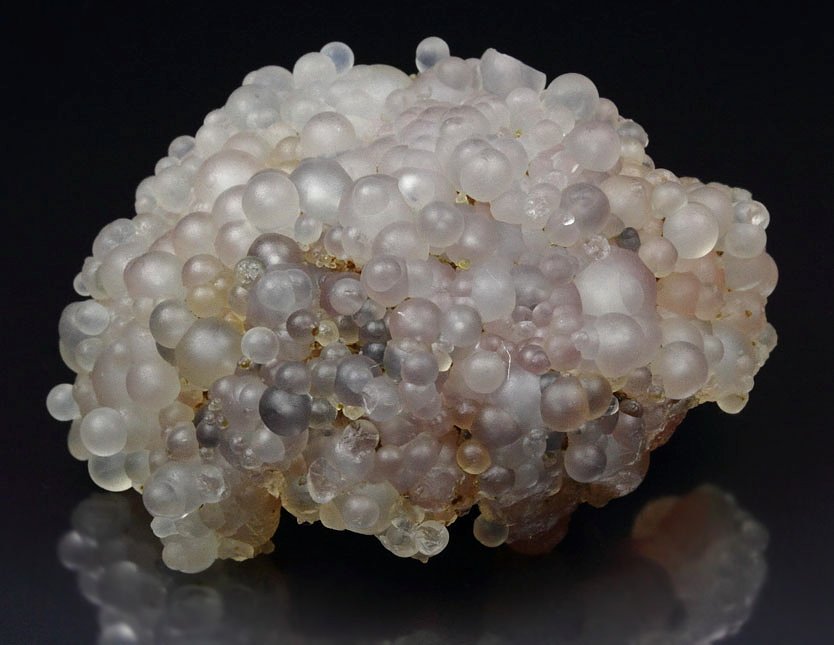 orange SCOLECITE, CHALCEDONY