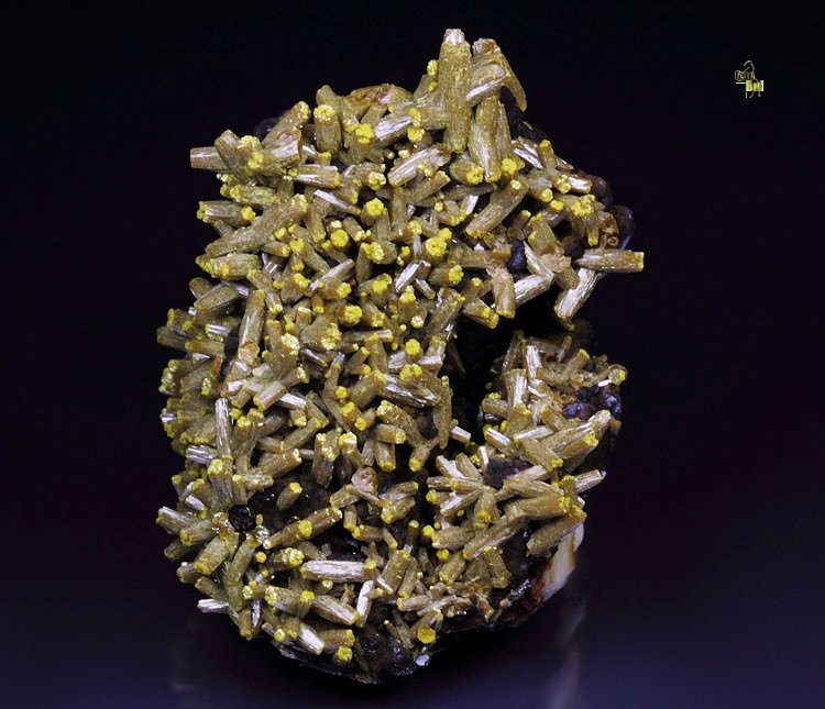 PYROMORPHITE bi-color, GOETHITE