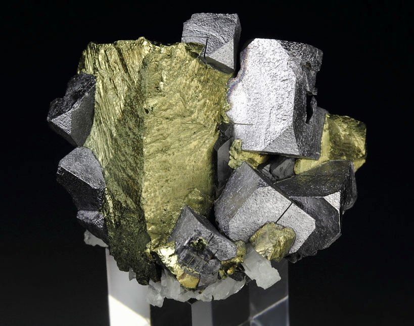 CHALCOPYRITE, GALENA, QUARTZ