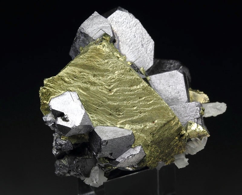 CHALCOPYRITE, GALENA, QUARTZ