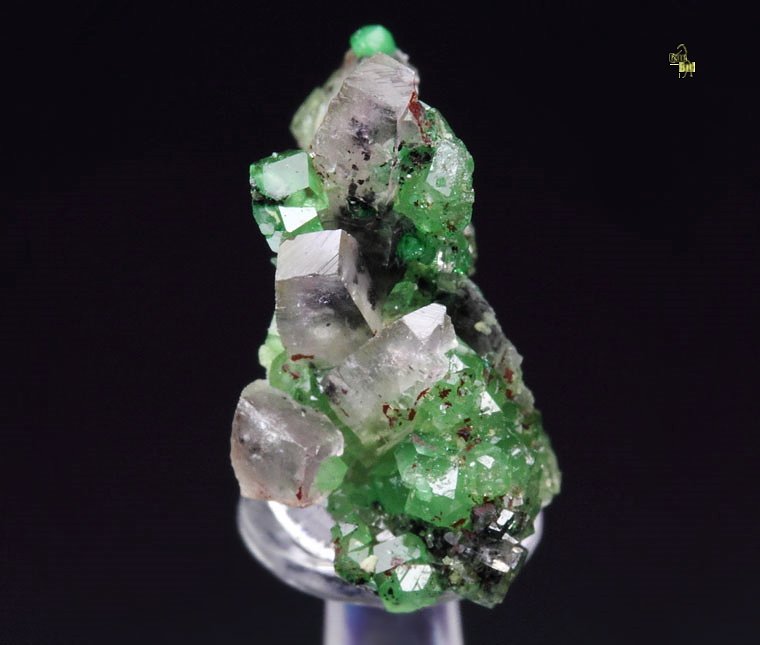 gem GARNET var. GROSSULAR var. CHROMIAN, PREHNITE