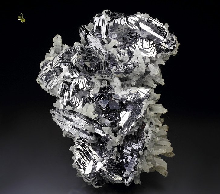 GALENA - SPINEL LAW TWIN, QUARTZ, CALCITE