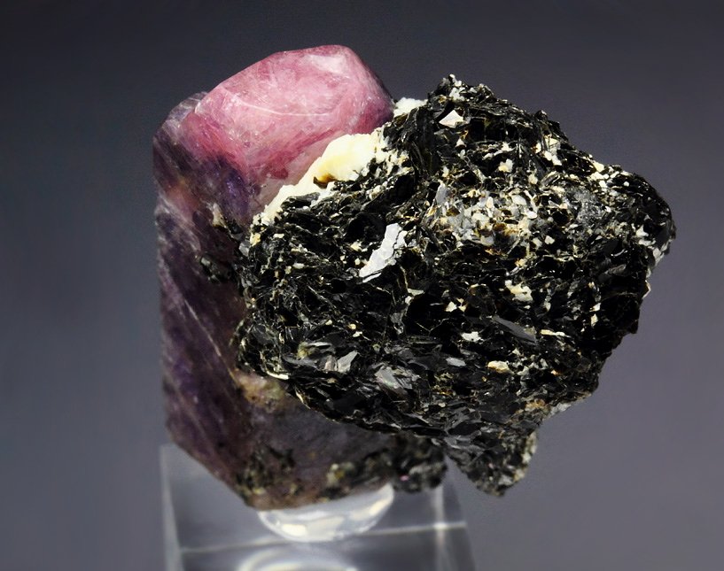 CORUNDUM var. RUBY, MUSCOVITE