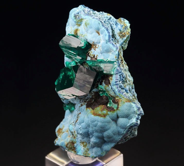 gemmy DIOPTASE, SHATTUCKITE