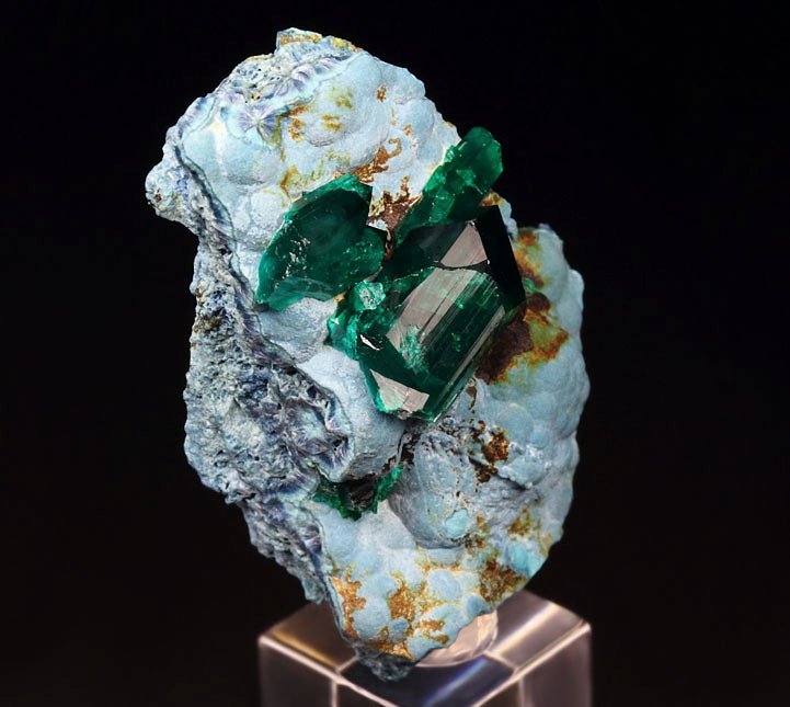 gemmy DIOPTASE, SHATTUCKITE