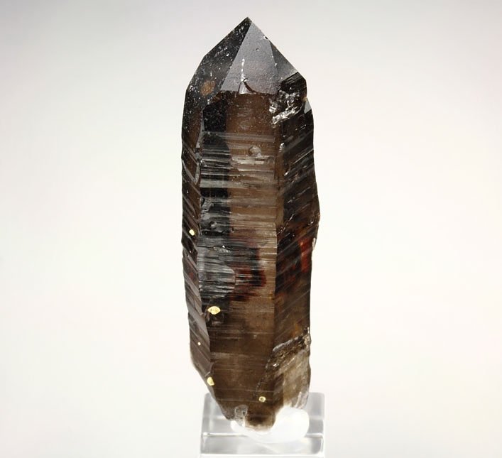 gem GARNET var. SPESSARTINE, QUARTZ var. SMOKY