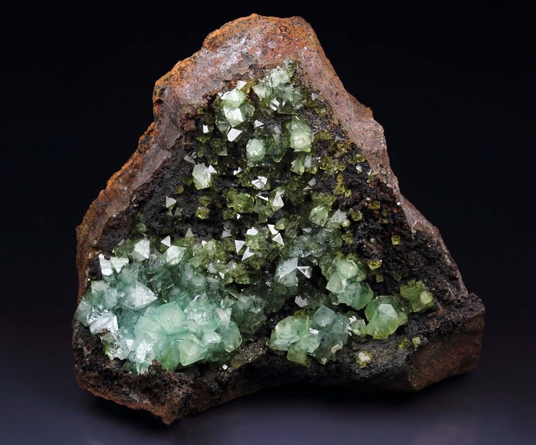 gem ADAMITE var. CUPRIAN ADAMITE