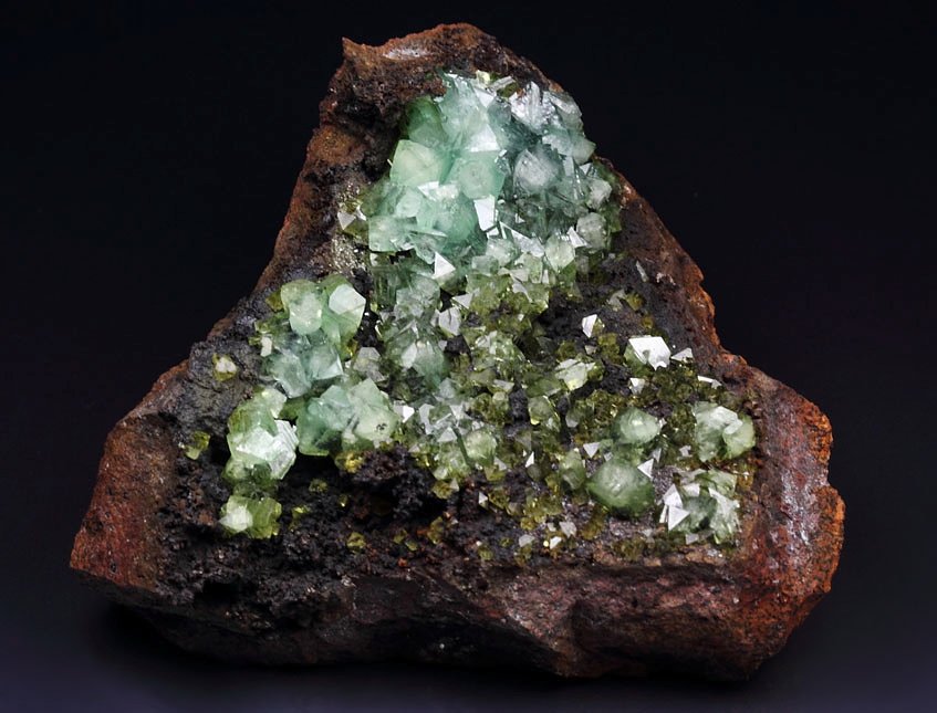 gem ADAMITE var. CUPRIAN ADAMITE