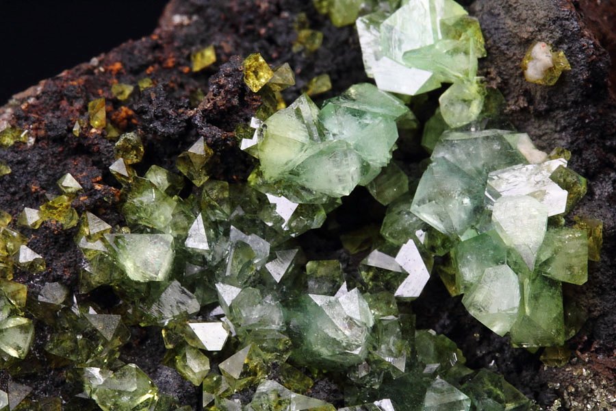 gem ADAMITE var. CUPRIAN ADAMITE