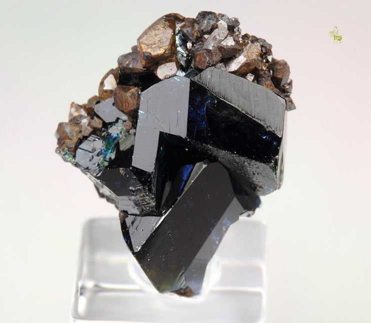 gemmy LAZULITE twinned, QUARTZ