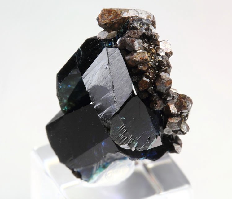 gemmy LAZULITE twinned, QUARTZ