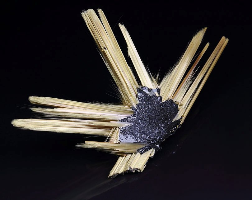 RUTILE, HEMATITE