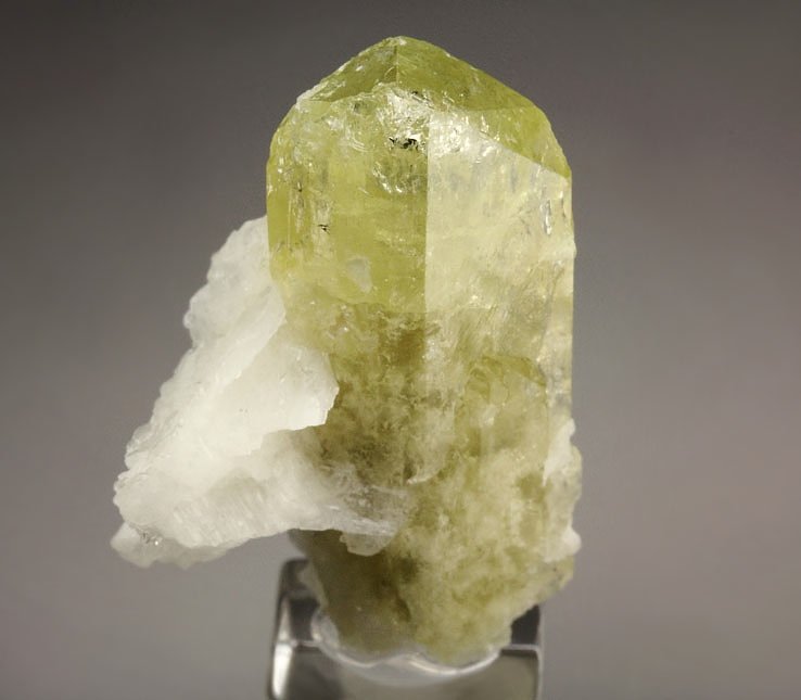 gem BRAZILIANITE, ALBITE