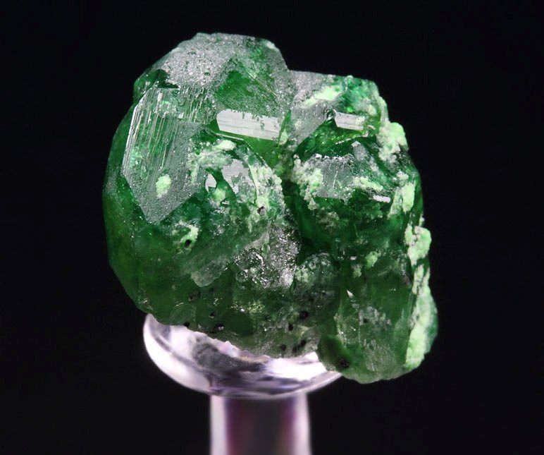 gemmy VESUVIANITE var. CHROMIAN, DIOPSIDE