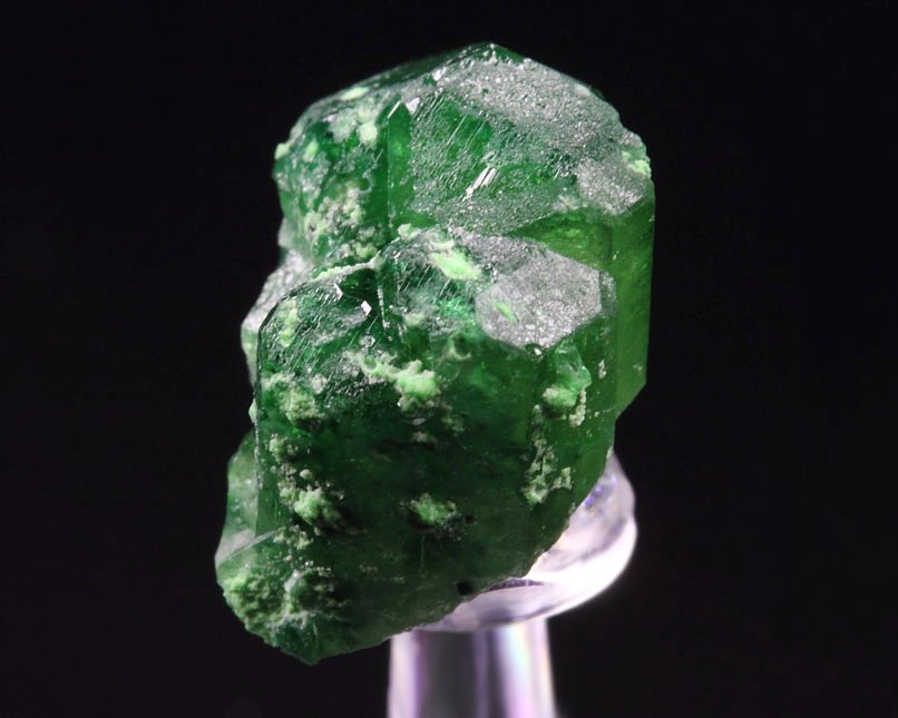 gemmy VESUVIANITE var. CHROMIAN, DIOPSIDE