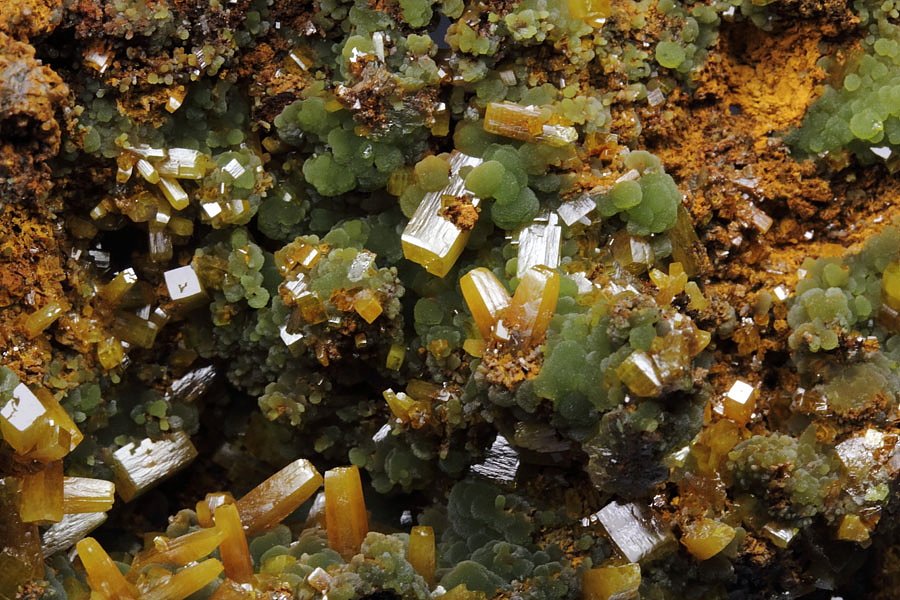 WULFENITE, MIMETITE