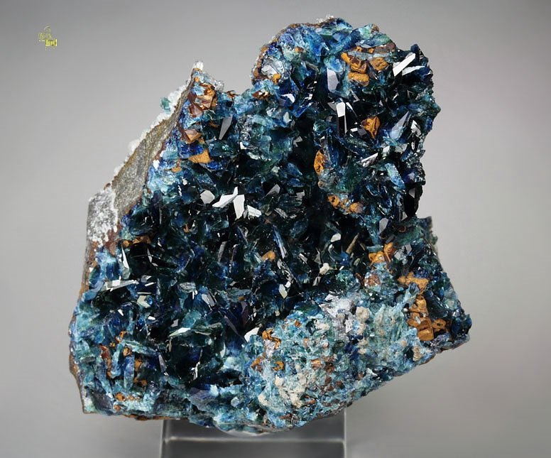 gem LAZULITE, SIDERITE 