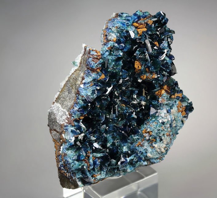 gem LAZULITE, SIDERITE 