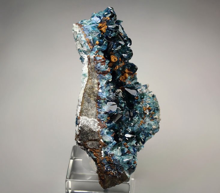 gem LAZULITE, SIDERITE 