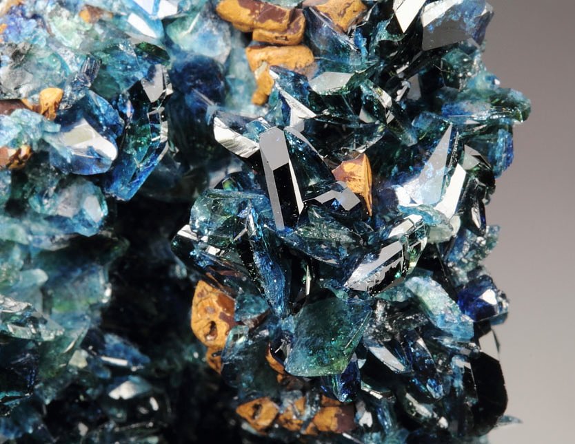 gem LAZULITE, SIDERITE 