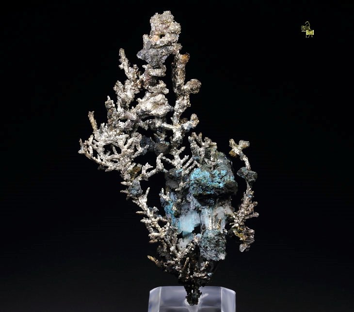 SILVER, CHALCOCITE, CALCITE