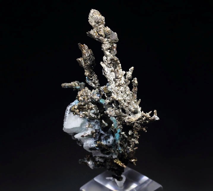 SILVER, CHALCOCITE, CALCITE