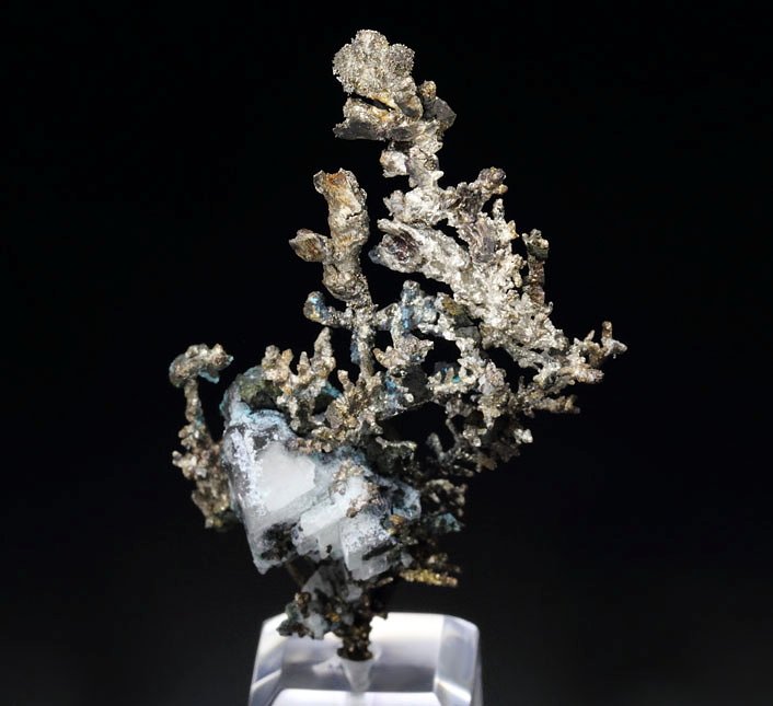 SILVER, CHALCOCITE, CALCITE