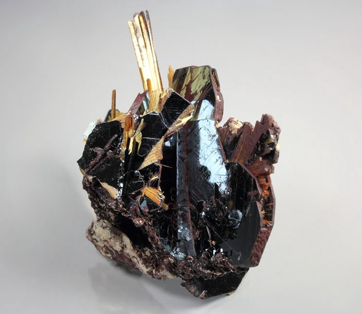 RUTILE, HEMATITE