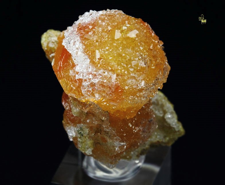 WULFENITE, QUARTZ