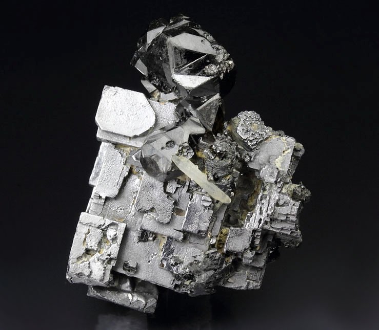 skeletal GALENA, SPHALERITE, QUARTZ