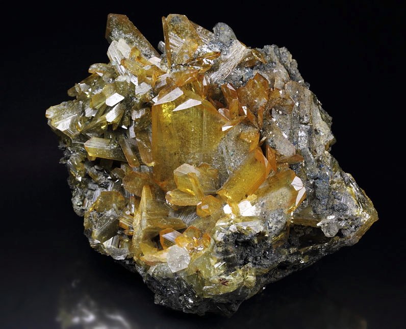 gem ANGLESITE, CERUSSITE, GALENA