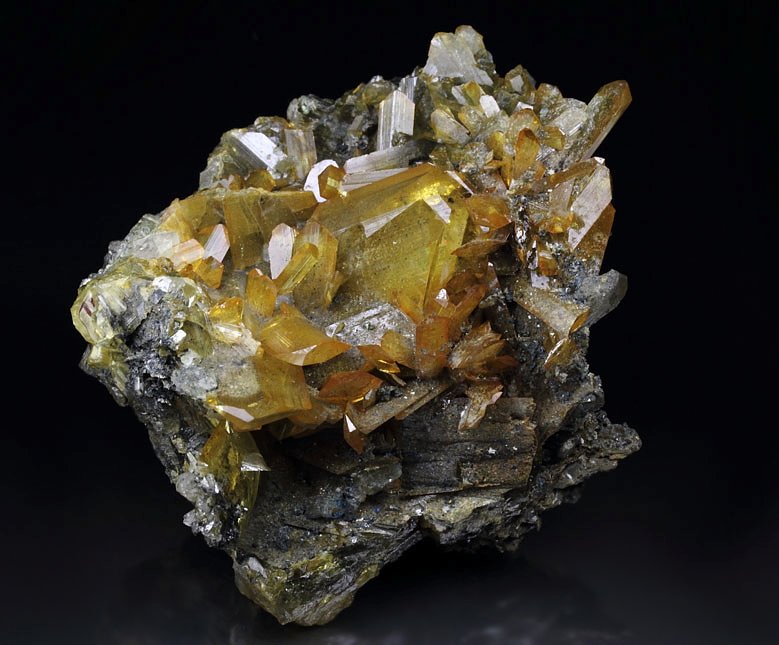 gem ANGLESITE, CERUSSITE, GALENA