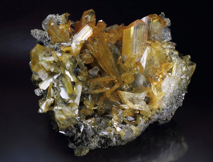 gem ANGLESITE, CERUSSITE, GALENA