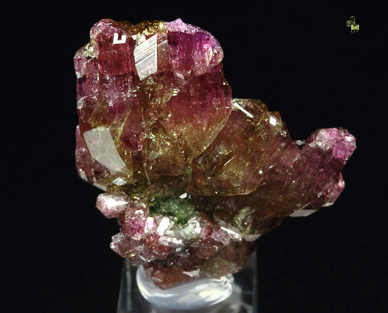 gem bi-terminated VESUVIANITE bi-color