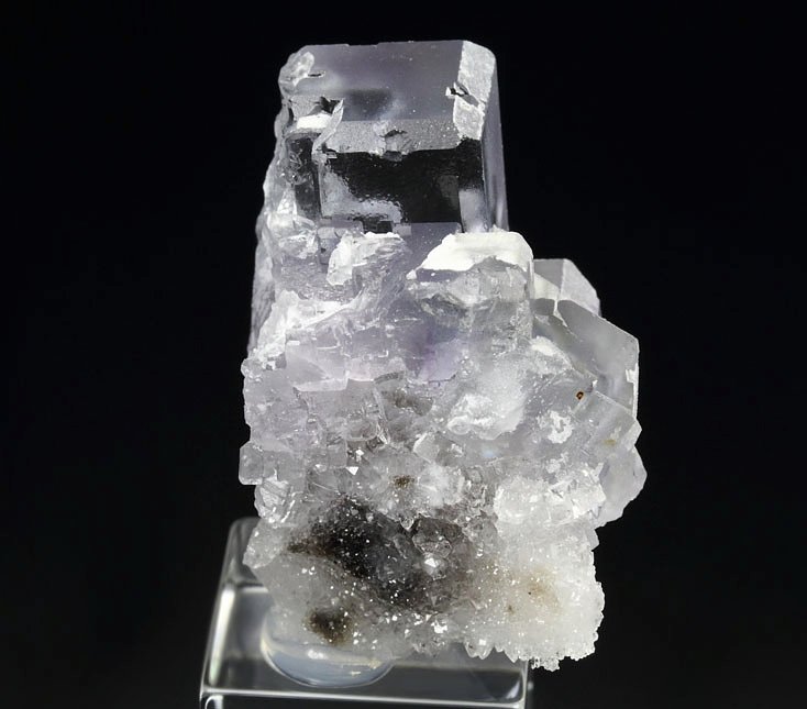 FLUORITE with PHANTOMS, QUARTZ